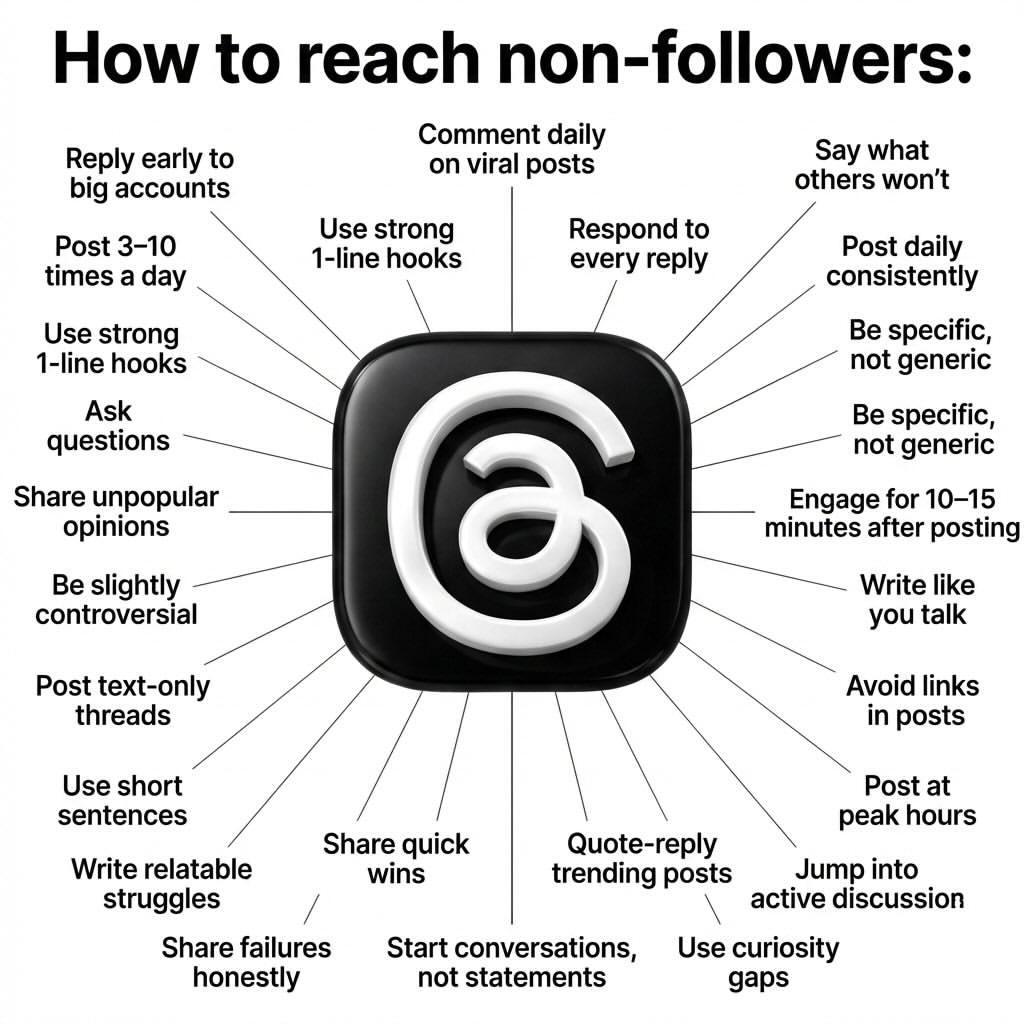 Threads growth results infographic